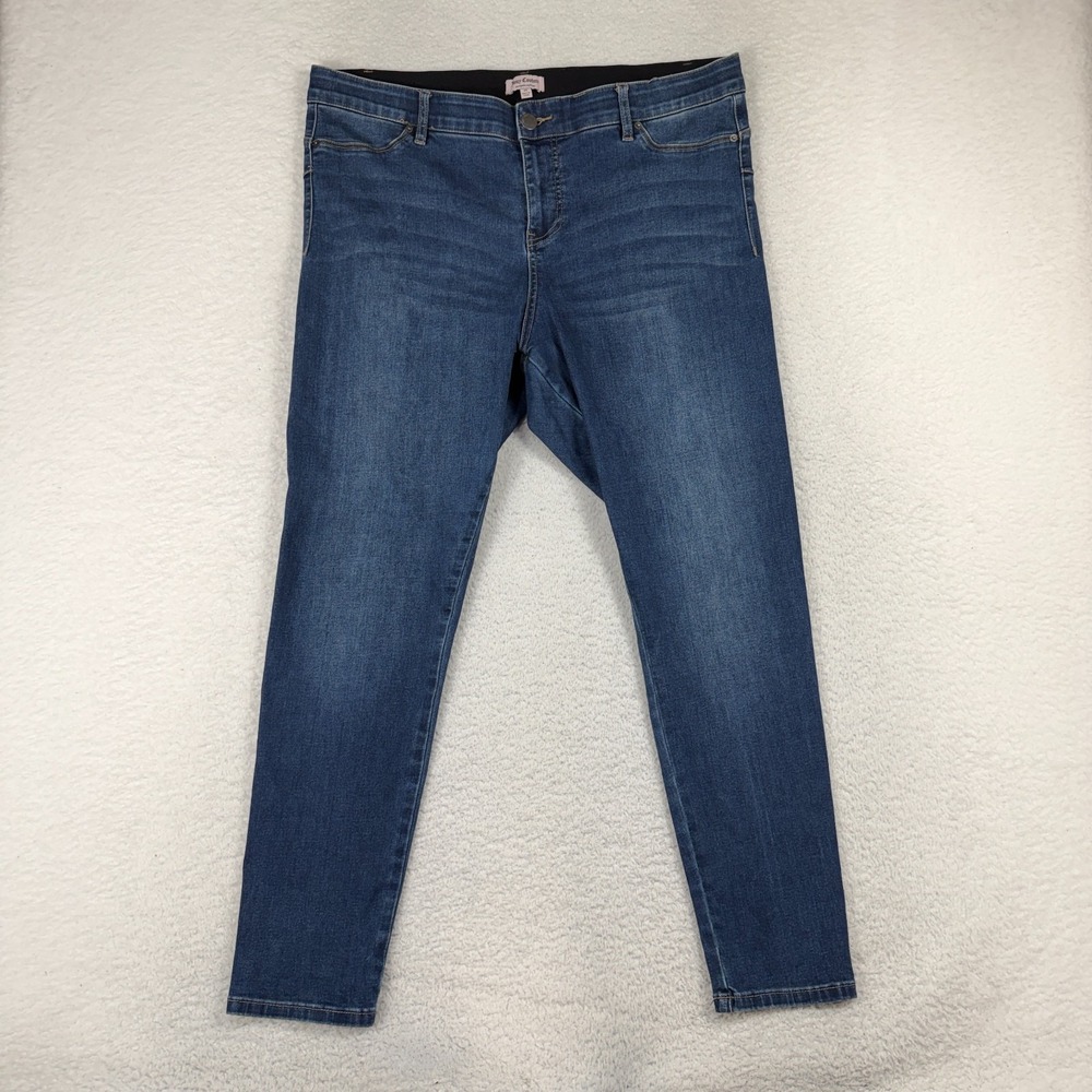Juicy Couture Womens Blue Low Rise 18 (37.5x28) Jegging Jeans Stretch Denim